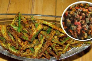 Testy bhindi fry khatti mitthi bhindi lady fingars recipe for lunch or diner