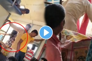 Shocking Video madhya pradesh woman jumped from moving train after fighting with her husband