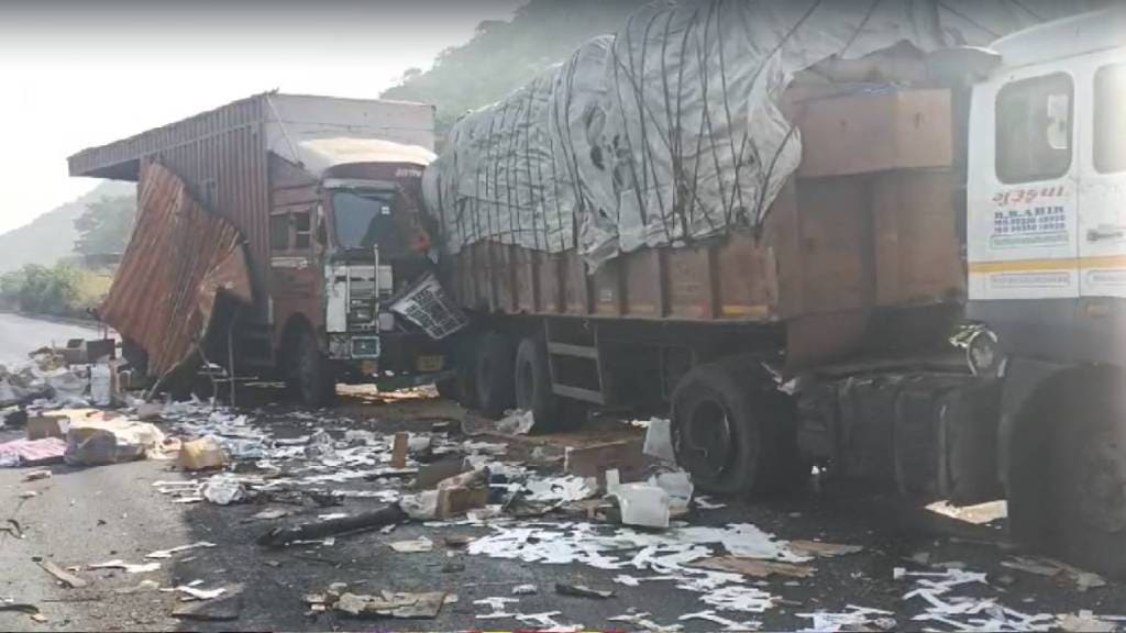 Five vehicles including trucks and bus crashed at Kondaibari Ghat one driver died