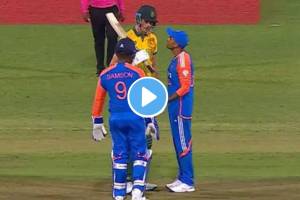 Suryakumar Yadav and Sanju Samson fight with Marco Jansen video viral in IND vs SA 1st T20I