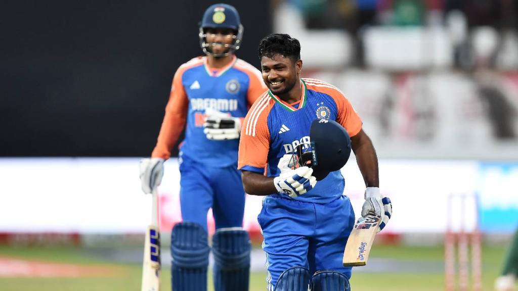 Sanju Samson breaks Dhoni record to become joint 7th Indian batter