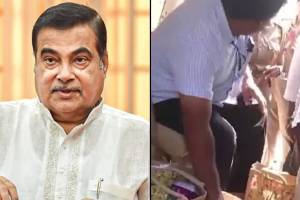 Nitin Gadkari chopper checked