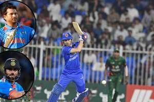 Afghanistan Batter Rahmanullah Gurbaj Surpasses Virat Kohli in Youngest to 8 Hundreds in Mens ODI Equals Sachin Tendulkar Record