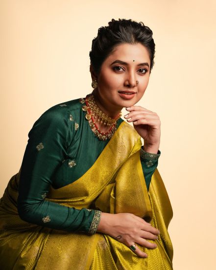 Prajakta Mali Saree Photoshoot