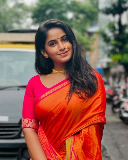 Savalyachi Janu Savali Fame Prapti Redkar Nauvari Saree Photoshoot