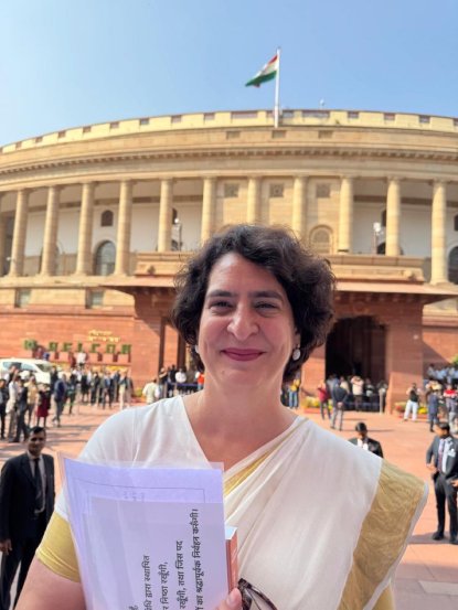 Priyanka Gandhi Lok Sabha MP Oath Taking Ceremony