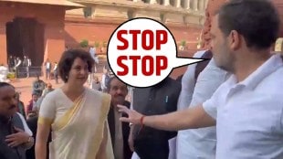 Priyanka Gandhi enters in Parliament