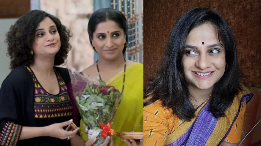 aai kuthe kay karte fame Radhika Deshpande expresses her point about women bindi on forehead