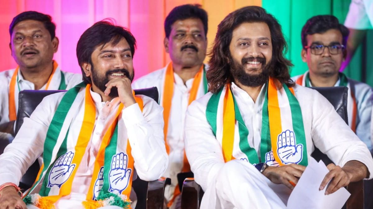 Actor Riteish Deshmukh slams politics of religion says mva formed government speech in latur rally