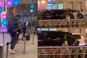 Rohit Sharma Leaves For Australia to Join India Squad Wife Ritika Sajdeh Gives Emotional Farwell At Airport