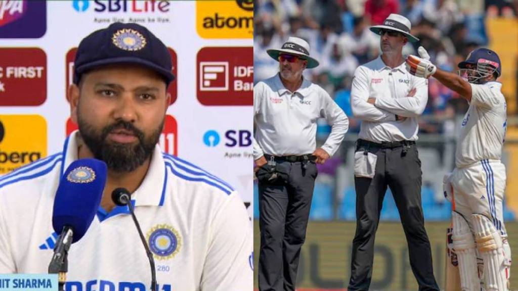 Rohit Sharma Statement Rishabh Pant Controversial Wicket in IND vs NZ Mumbai test said The bat was close to the pads