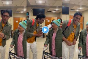 America 90 year old grandmother praised Sandeep Pathak after watch Varhad Nighalay Londonla play