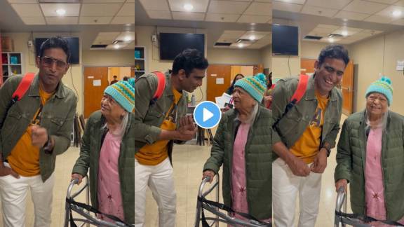 America 90 year old grandmother praised Sandeep Pathak after watch Varhad Nighalay Londonla play