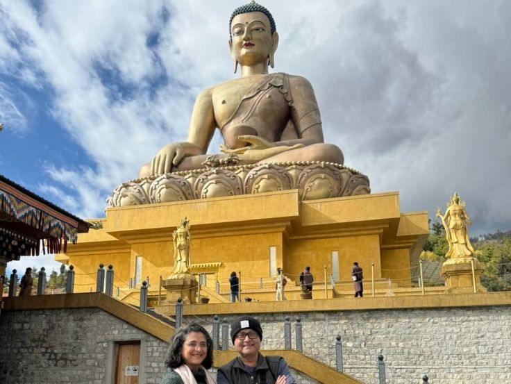 Sachin Pilgaonkar, supriya pilgaonkar bhutan tour photos