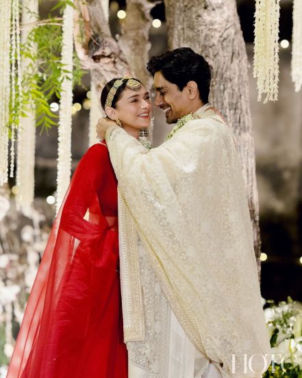 Aditi Rao Hydari and Siddharth's wedding pictures 