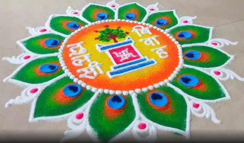 tulsi vivah 2024 rangoli design simple and easy tulsi rangoli design dev uthani ekadashi rangoli latest trending design pic and images