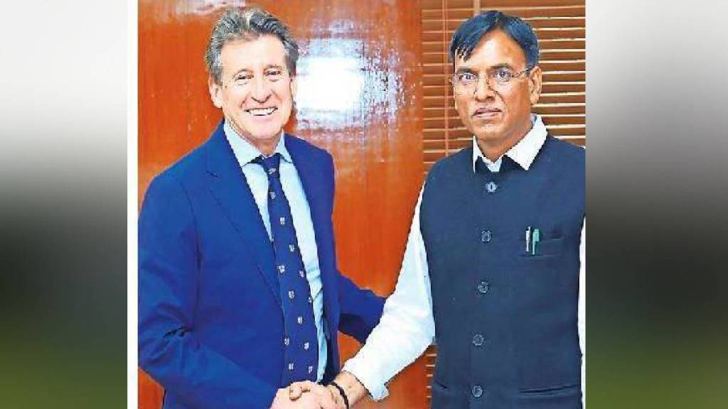 Sebastian Coe and Mansukh Mandaviya discuss hosting the 2036 Olympics sports news