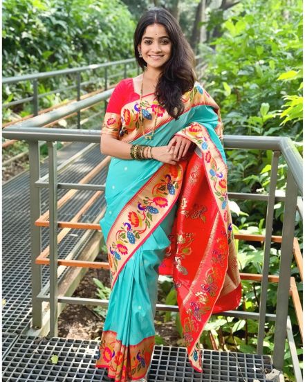 Sharayu Sonawane Paithani Saree Look