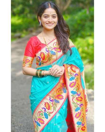 Sharayu Sonawane Paithani Saree Look