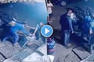 youth dies due to hot milk pot fell Shocking video viral