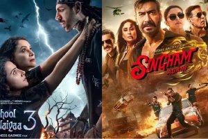 Singham Again vs Bhool Bhulaiyaa 3 kartik aaryan starr movie lead over ajay devgn starr movie on third saturday