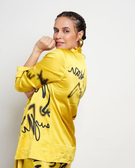 Actress Neha Dhupia shares stunning look on social media for 'Limelight Diamonds' store launch event 