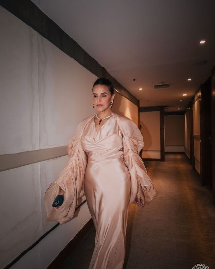 Actress Neha Dhupia shares stunning look on social media for 'Limelight Diamonds' store launch event