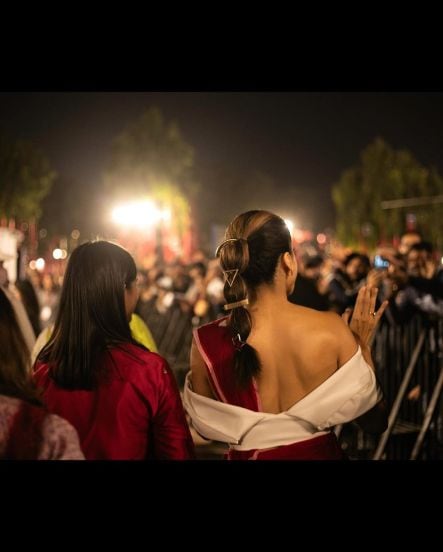 Bollywood Star Taapsee Pannu shares her shining look on social media