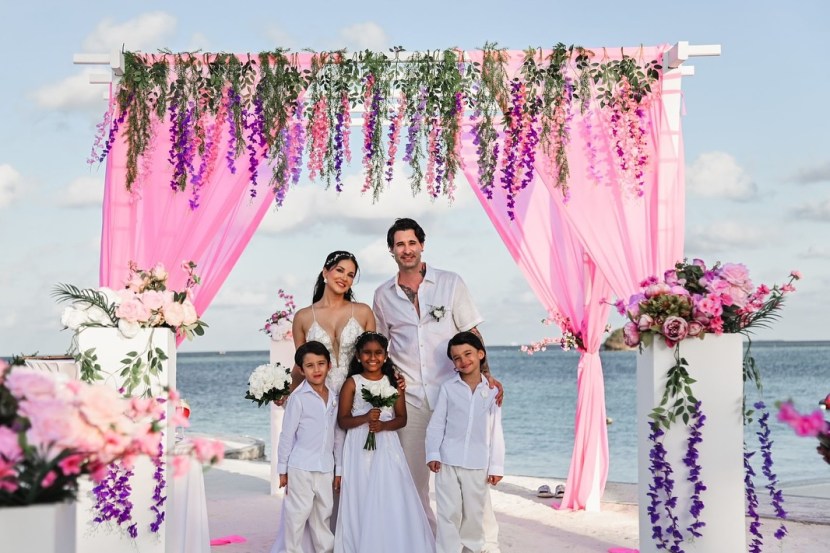 Sunny Leone and Daniel Weber renewed their wedding vows (2)