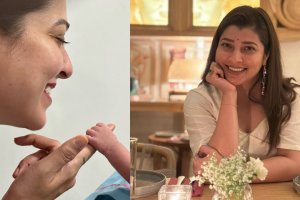 Marathi Actress tejaswini pandit sister Poornima Pullan gave birth to a baby girl