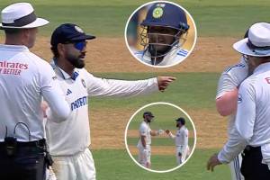 Rohit Sharma Warned by Umpires Due to Sarfaraz Khan as He was Sledging Daryl Mitchell During IND vs NZ 3rd Test Watch Video