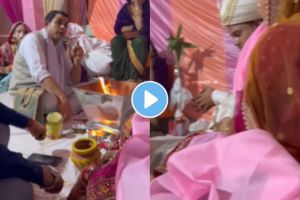 Video of pandit told the importance of the seventh promise of Saptapadi during wedding