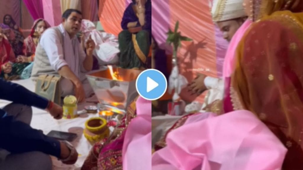 Video of pandit told the importance of the seventh promise of Saptapadi during wedding