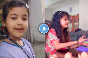 Video of little girl singing Yeh Raaten Yeh Mausam