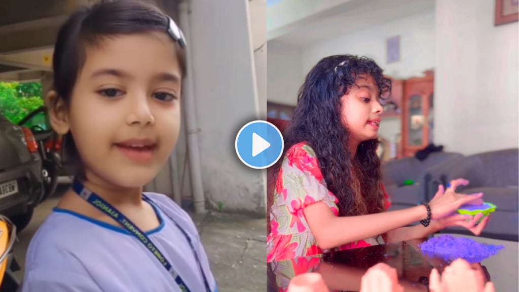 Video of little girl singing Yeh Raaten Yeh Mausam