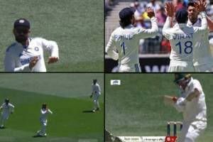 Virat Kohli Help Harshit Rana To Take Wickets of Nathan Lyon Mitchell Starc IND vs AUS