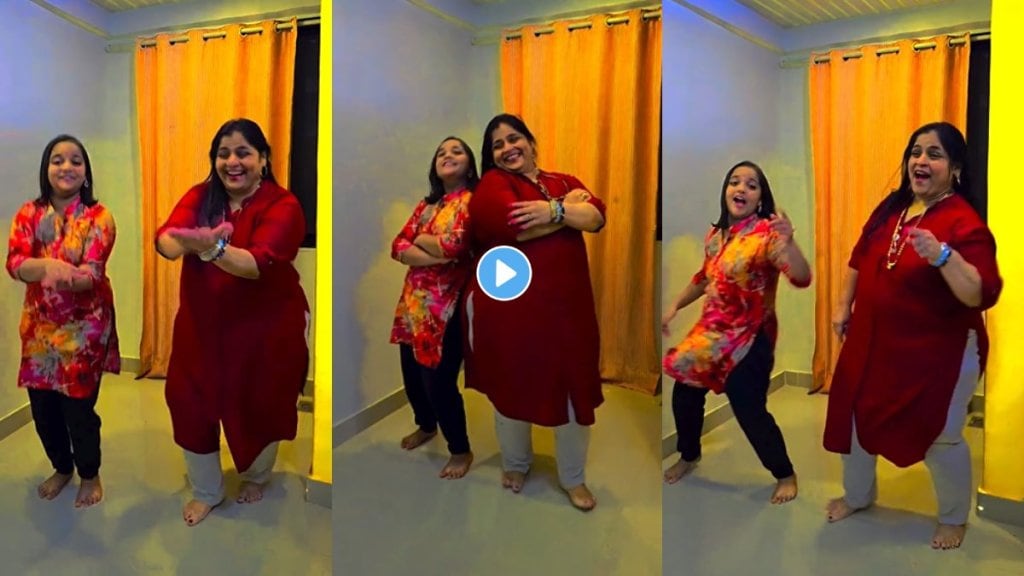 marathi actress vishakha subhedar dance with niece watch video