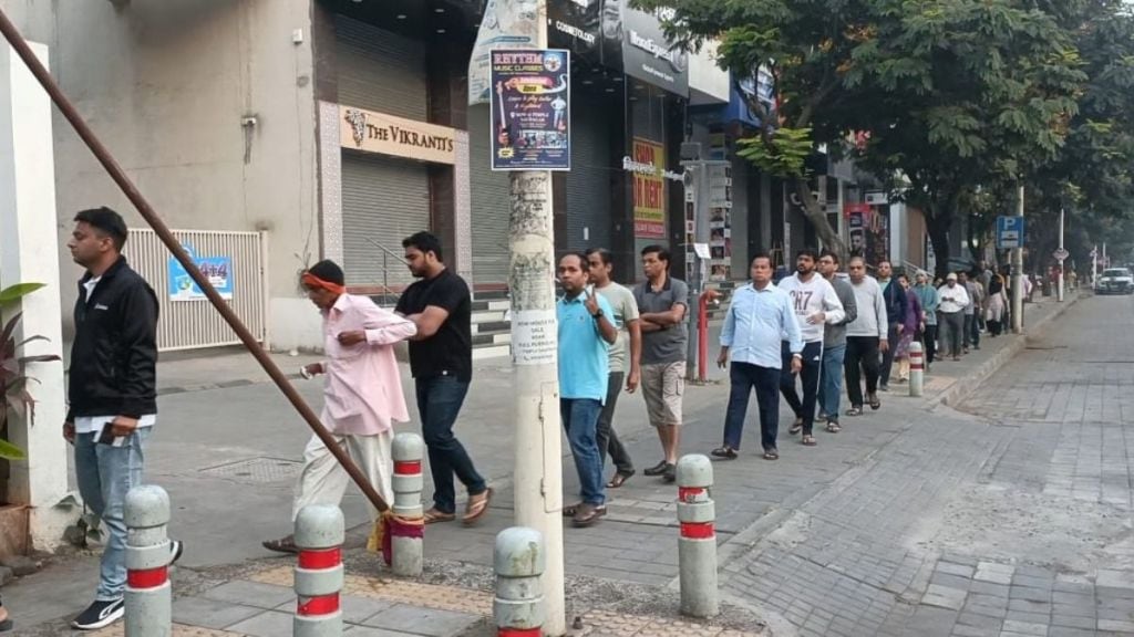 Response to voting in morning session in Chinchwad 17 percent voting till 11 am