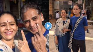 aishwarya and avinash narkar cast their vote