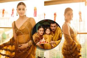 alia bhatt diwali yellow saree is plant dyed and recycled from florals