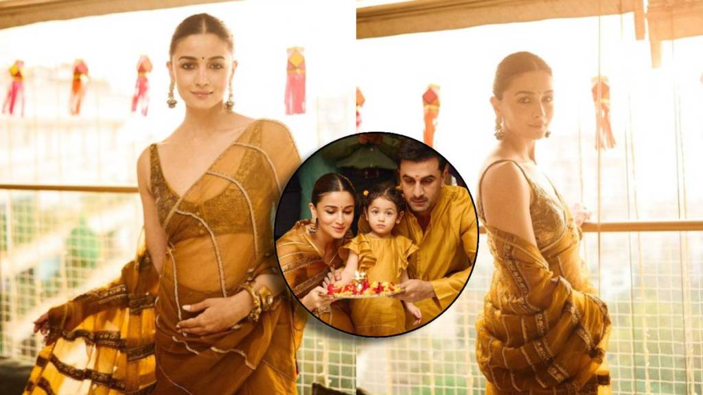 alia bhatt diwali yellow saree is plant dyed and recycled from florals