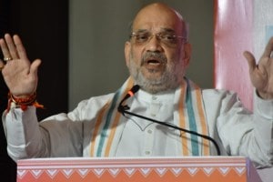 amit shah in jalgaon during campaigning