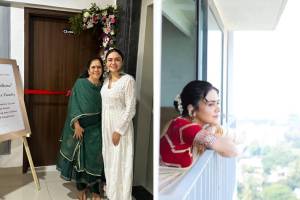 amruta khanvilkar gave unique name to new home