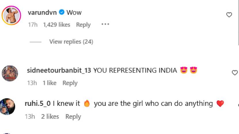 avneet kaur fans commented on her and tom cruise photo