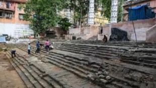 Damage to ancient steps at Banganga Mumbai news