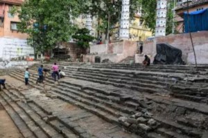 Damage to ancient steps at Banganga Mumbai news