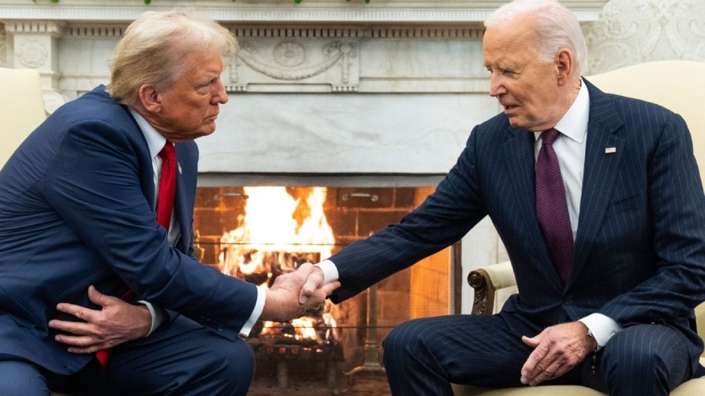 donald trump and joe biden meet at the white house