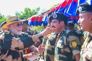 modi with army