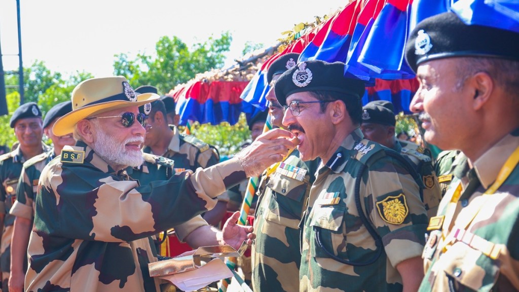 modi with army