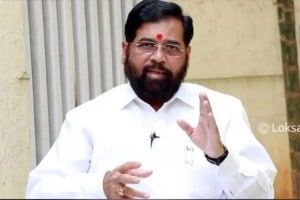 cm Eknath shinde loksatta interview